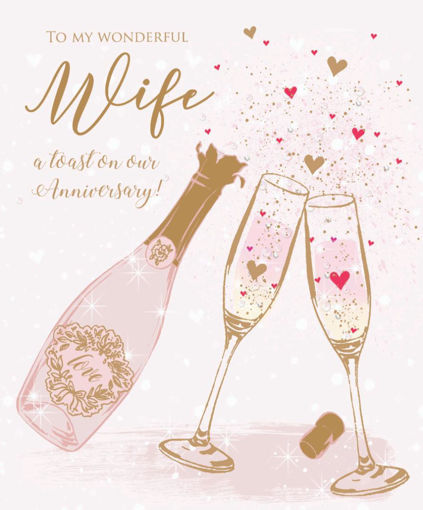 Picture of TO MY WONDERFUL WIFE ANNIVERSARY CARD